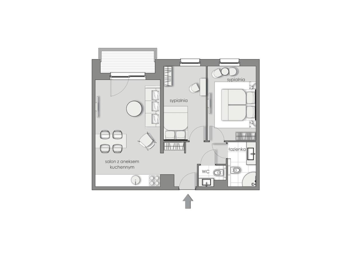 3Rooms Uno 4 Apartment グダニスク エクステリア 写真